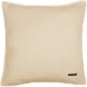 Esprit Dekokissen "Harp", beige (natur, unifarben), B:38cm L:38cm, Obermaterial: 100% Polyester, Dekokissen_Sitzkissen_Kissenhüllen, Dekokissen, aus Microvelour