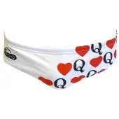 Turbo Q Corazones Badeslip Weiß 7-8 Years Jungen Weiß 7-8 Years