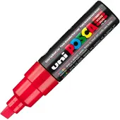 Uni-Ball 148882000 Posca Pc-8k Beveled Tip 8mm Pink Filzstift