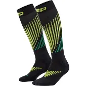 Cep Ski Touring Merino Socks, Tall, 3.0, Men black/lime (582) V