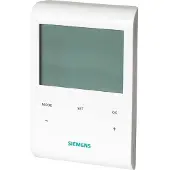 Siemens RDE100.1 Raumthermostat mit Auto-Zeitschaltprogramm und LCD, Batterie S55770T279 RDE1001