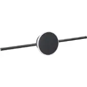 Beliani LED-Wandleuchte Wandlampe für Bilder Schwarz Metall Acryl Badezimmer Spiegel-Lampe Modernes Design