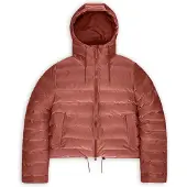 Rains - Lohja Short Puffer Jacket W3T2 - Freizeitjacke Gr L rot