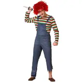 Atosa Halloween-marionettenmann-kostüm