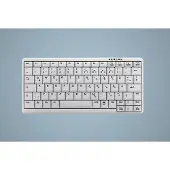Contour Design Design Active Key AK-4100-U-W/GE, Mini, Kabelgebunden, USB, Mechanischer Switch, QWERTZ, Weiß