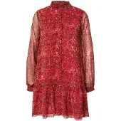 Pepe Jeans für Damen. PL9537711 Mimi-Kleid rot (S), Lässig, Polyester, Langarm