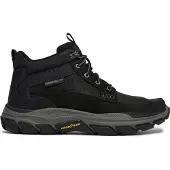 SKECHERS Respektierte Boswell-Lederstiefel, Schwarz 42 EU