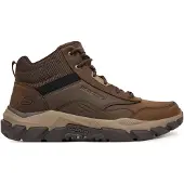 SKECHERS Santoro - Hopkins Veterschoenen Hoog - Donkerbruin - Maat 40