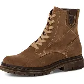 Tamaris Damen Schnürboots Braun Leder & Textil Größe: 37