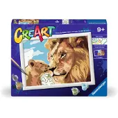 Ravensburger Creart Serie D Klassischer Löwe Und Junges