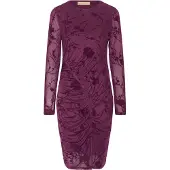 Culture Midikleid "Damen Kleid CUpalida", Damen, Gr. XXL, N-Gr, rot (winetasting), Obermaterial: 90% Polyester PES. 10% Elasthan EL., Kleider Midikleid