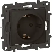 Legrand 863820 Niloe Step with Netatmo Schutzko-Steckdose, Farbe: Schwarz