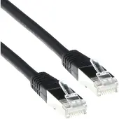 ACT SSTP Cat6 LSZH 10m, 10 m, Cat6, RJ-45, RJ-45, Schwarz