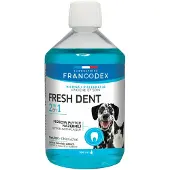 Francodex Frische Dent- und Mundhygieneflüssigkeit für Hunde und Katzen 500ml