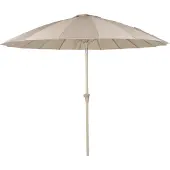 Zuiver Sonnenschirm Sunshine in Beige mit Edelstahlstab für Garten 250x250x235 cm