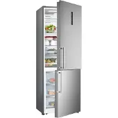 Hanseatic Kühl-/Gefrierkombination "HKGK20070BNFI", Energieeffizienz: B, edelstahl, B:70,4cm H:201,3cm T:69,4cm, Kühlschränke, inkl. 3 Jahre Herstellergarantie, Kühl-/Gefrierkombination