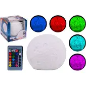 Johntoy Mondlampe Kinderzimmer mit Fernbedienung Multicolor LED