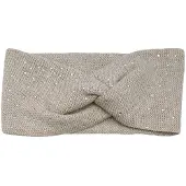Maximo Stirnband , Mädchen, Gr. 51, braun, Feinstrick, Materialmix, unifarben, Mützen Stirnband, mit Glitzersteinen für Mädchen, Topseller