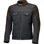 Held Jester 2 Motorrad Leder-/ Textiljacke, schwarz/braun, 2XL