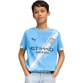 Puma Manchester City Fc 25/26 Replica Heim Junior-kurzarm-t-shirt