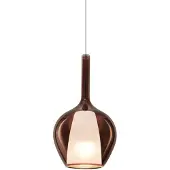 Ideal Lux Pendellampe Kalique 1, kupferfarben, Ø 18 cm
