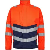 Engel Safety+ Arbeitsjacke 1321-188 Gr. S orange/blue ink