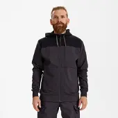 Engel Sweatshirtjacke mit Kapuze 8329-247-7920 Gr. 3XL anthrazit/schwarz