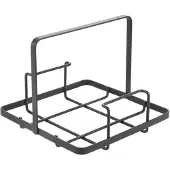 Metaltex Serviettenhalter "Lava", schwarz, B:19cm H:15cm L:19cm, Metall, Serviettenhalter, Serviettenhalter