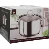 Excellent houseware Kasserolle mit Deckel 9 L Edelstahl