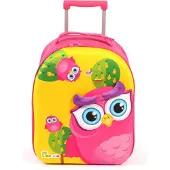 Bayer Kinderkoffer CHIC2000 "Bouncie, Eule", Jungen, Gr. B/H/T: 20cm x 40cm x 54cm 26 l, rosa (rosa, grau), Koffer Kinderkoffer