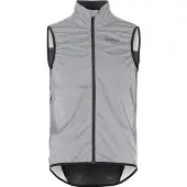 Craft ADV Essence Lumen Wind Vest Men silver reflective/black (926999) XXL