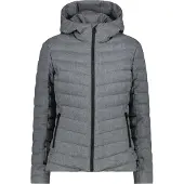 CMP Wattierte Damen Winter Jacke mit Kapuze grau 42