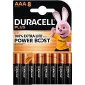 Duracell Plus Power Boost MN2400 Micro AAA Batterie 8er Blister