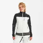 Engel Midlayer-Cardigan Damen Entire 8336-238-30179 Gr. S weiß/anthrazit