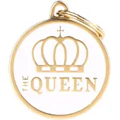 My Family MyFa tegn charm, the queen, L, hvid
