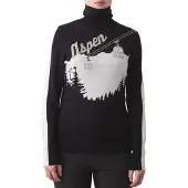 We Norwegians - Women's AfterSki Sweater - Merinopullover Gr L schwarz