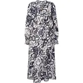 Seidensticker Sommerkleid 1/1 V-Neck Druck