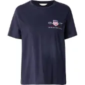 Gant für Damen. 4200277 Archiv Shield T-shirt navy (XS), Lässig, Baumwolle, Kurzarm, Marine