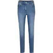 MADELEINE Regular-fit-Jeans "Jeans Lange Slim Fit Stretch-Jeans"