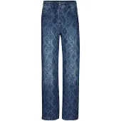 MADELEINE Regular-fit-Jeans "Culotte-Jeans Culotte-Jeans mit Ornament-Print"