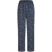 Goldner Schlupfhose "Luftige Hose VERA mit Tupfenmuster", Damen, Gr. 38, N-Gr, blau (marine, gemustert), Obermaterial: 100% Polyester COOLMAX(R) PES(Coolmax)., weit, Hosen Schlupfhose, Eingrifftaschen