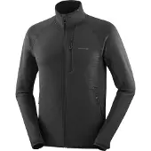 Salomon Herren Jacke SNTIAL LIGHTWARM FZ M DEEP BLACK