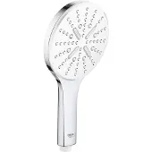 GROHE Rainshower Smartactive 130, Handduschbrause mit Kopf, Weiß, Wand, 13 cm
