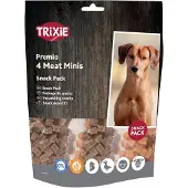Trixie Softwürfel 4-Pack 4 Sorten vom Lamm, Hühnchen, Rind, Ente 400 g Futter