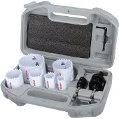 Gallagher Multi Material Lochsägen mit Gewinde, 20, 25, 35, 40, 51, 68 x 40 mm, 9-teiliges Set - 2608594616