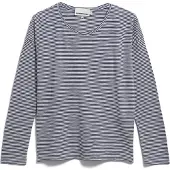 Armedangels - Women's Xianaa Lovely Stripes - Longsleeve Gr S grau