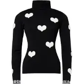 Goldbergh Pullover Bacio LS Knit Sweater Damen Black/White-M