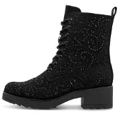 Marco Tozzi Damenschuhe Stiefeletten Schnürer Stiefelette Schwarz Freizeit