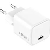 Forever TC-08 GaN Schnellladegerät 30W USB-C Power Delivery – Weiß