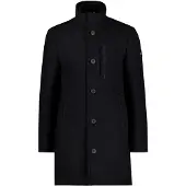 Tom Tailor 1046983 Wool Mantel Schwarz L Herren Schwarz L